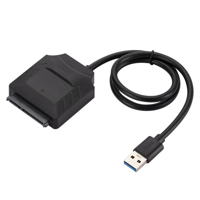 USB 3.0 to SATA 3 ̺, SATA-USB  ȯ ̺, 2.5/3.5 ġ  SSD ϵ ̺  